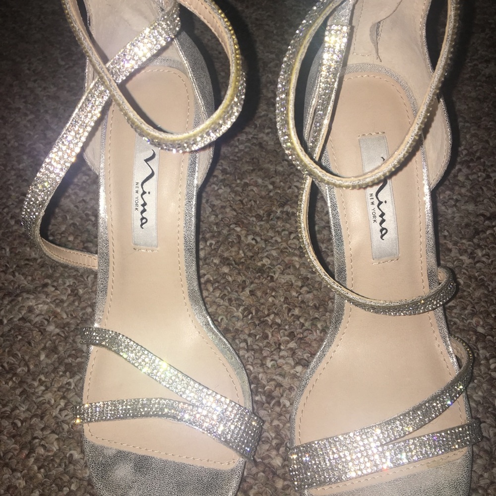 Nina size 8 gem heels.